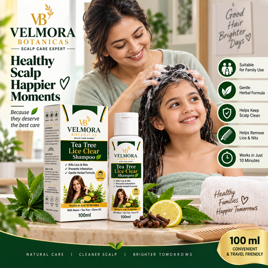 Velmora Botanicas Tea Tree Lice Clear Shampoo -100ml