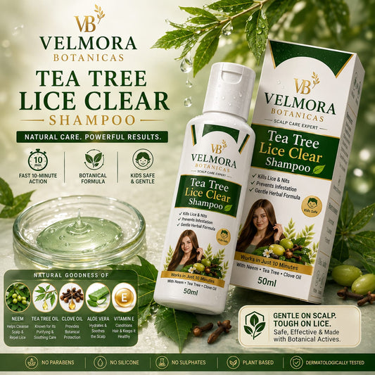 Velmora Botanicas tea tree lice clear shampoo 50 ml